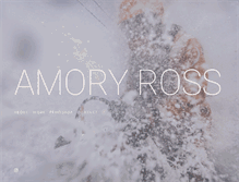 Tablet Screenshot of amoryross.com